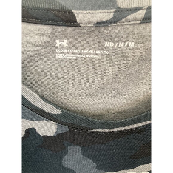 Under Armour Wisconsin‎ Camo T-Shirt Women’s Size Medium Collegiate - Picture 3 of 5